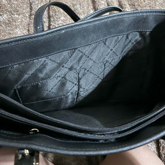 NWOT MK Large Black Saffiano Leather tote - Picture 4 of 6